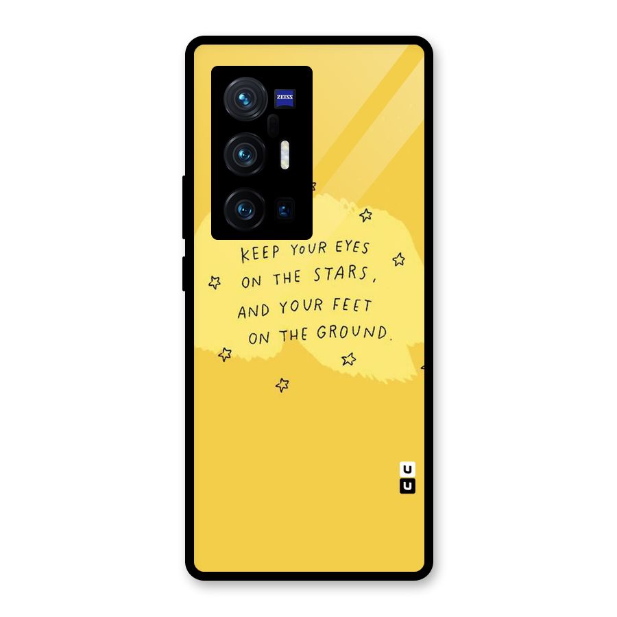 Eyes On Stars Glass Back Case for Vivo X70 Pro Plus