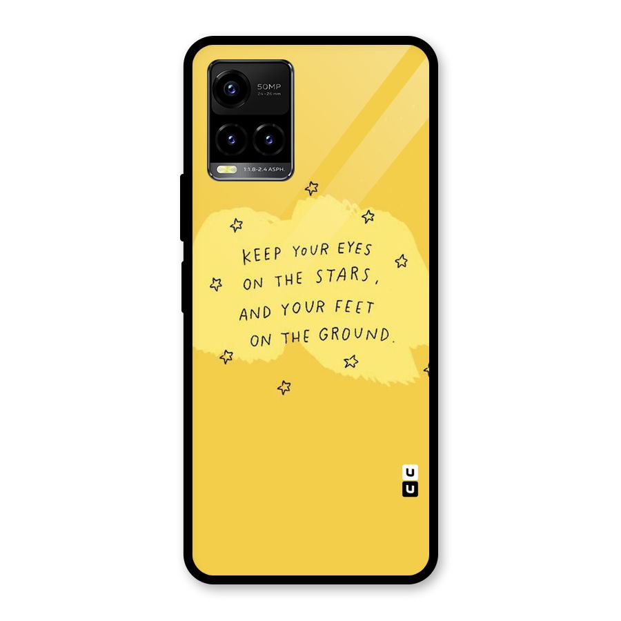 Eyes On Stars Glass Back Case for Vivo Y21T