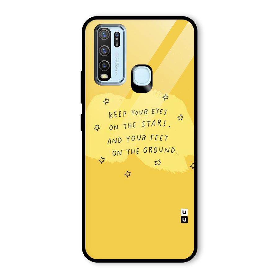 Eyes On Stars Glass Back Case for Vivo Y30