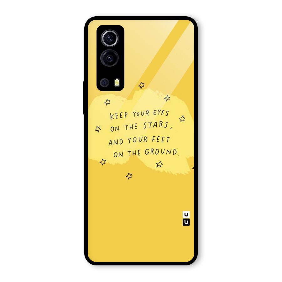 Eyes On Stars Glass Back Case for Vivo iQOO Z3