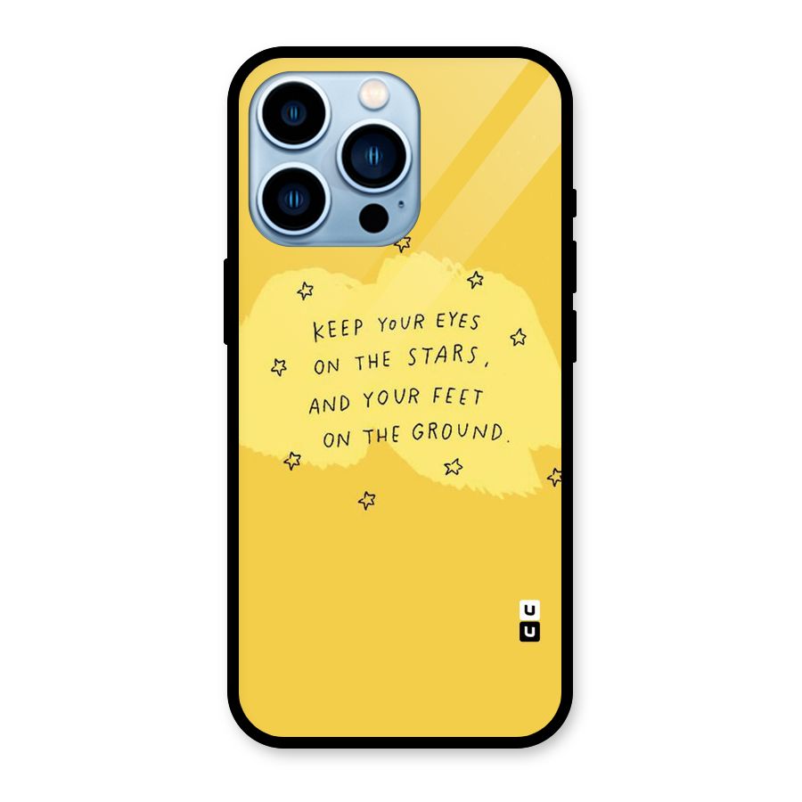 Eyes On Stars Glass Back Case for iPhone 13 Pro