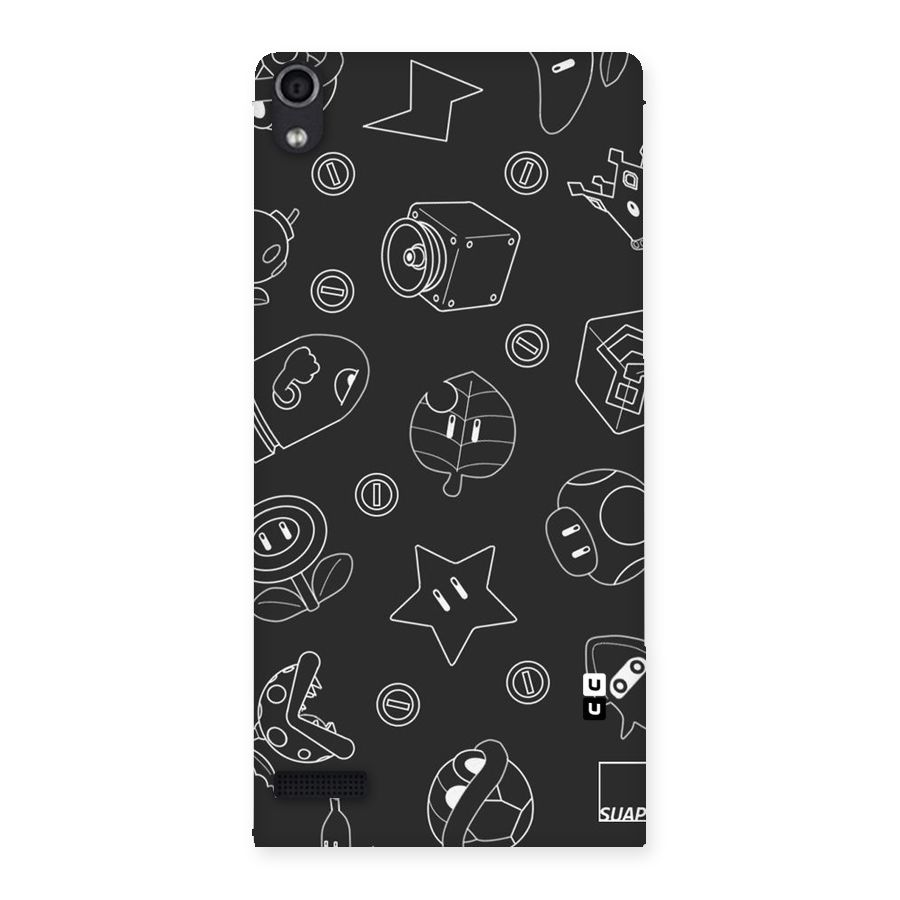Face Mishchief Back Case for Ascend P6