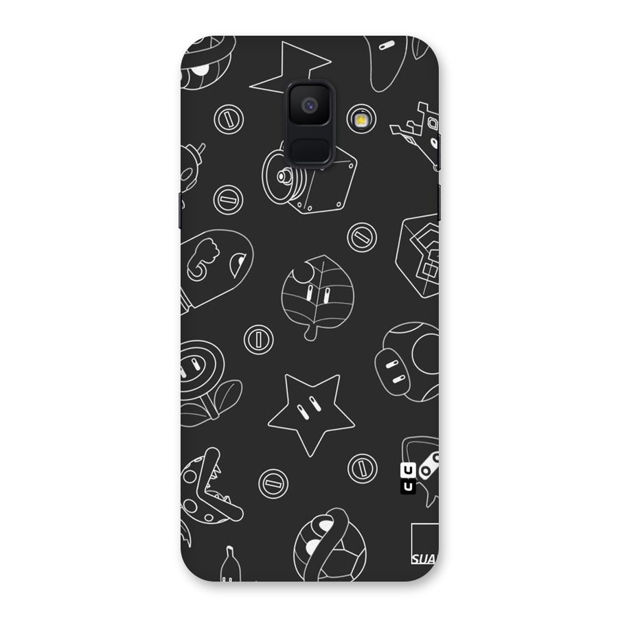 Face Mishchief Back Case for Galaxy A6 (2018)