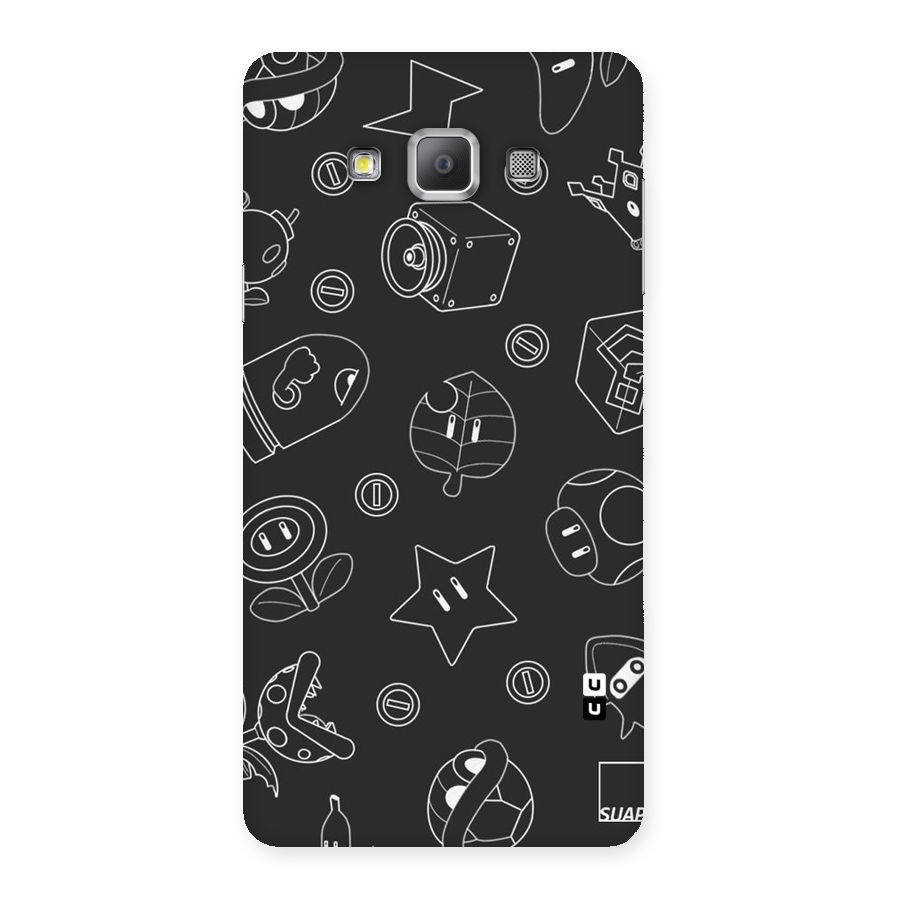 Face Mishchief Back Case for Galaxy A7