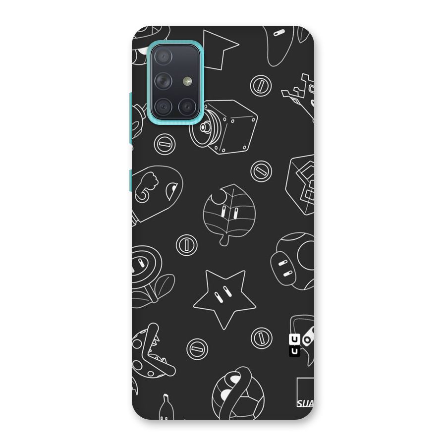 Face Mishchief Back Case for Galaxy A71