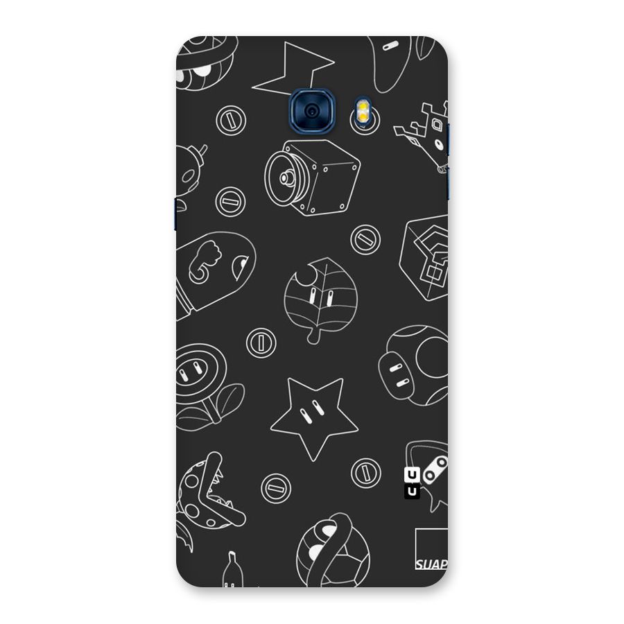 Face Mishchief Back Case for Galaxy C7 Pro
