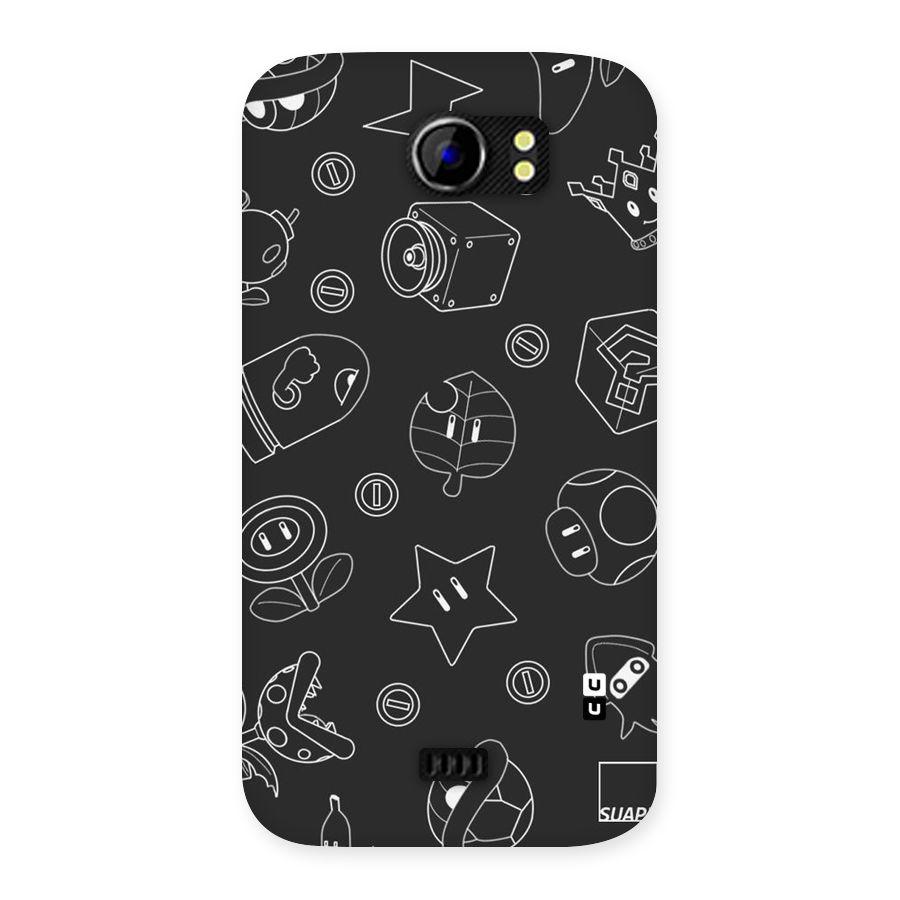 Face Mishchief Back Case for Micromax Canvas 2 A110