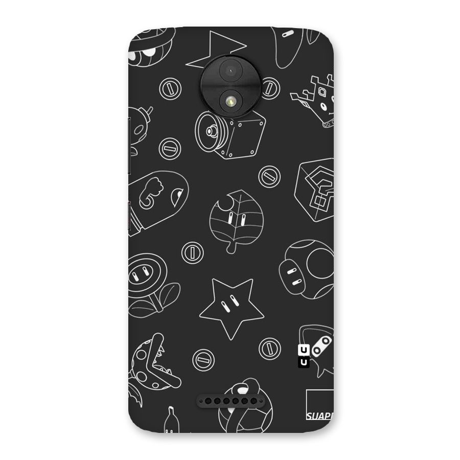 Face Mishchief Back Case for Moto C