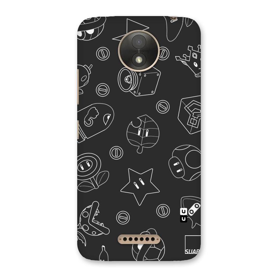 Face Mishchief Back Case for Moto C Plus