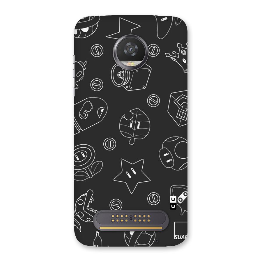 Face Mishchief Back Case for Moto Z2 Play