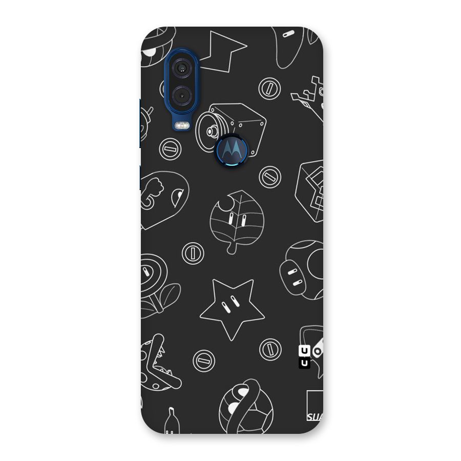 Face Mishchief Back Case for Motorola One Vision