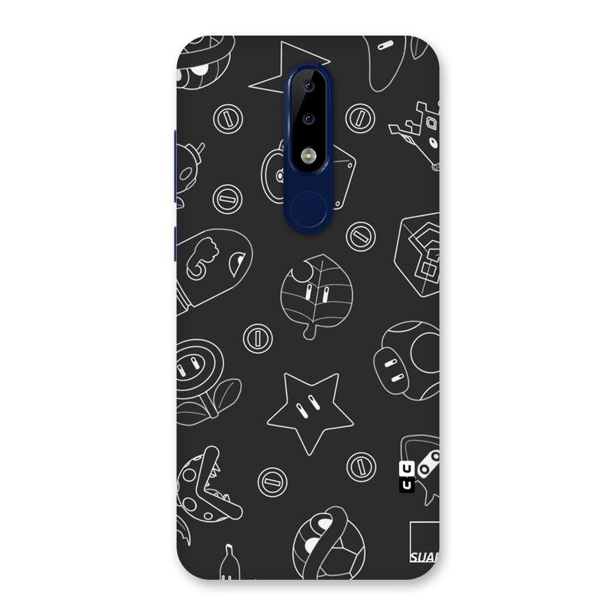 Face Mishchief Back Case for Nokia 5.1 Plus
