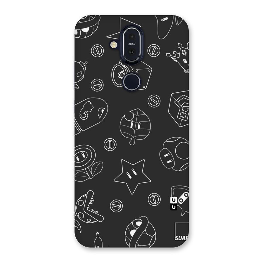 Face Mishchief Back Case for Nokia 8.1
