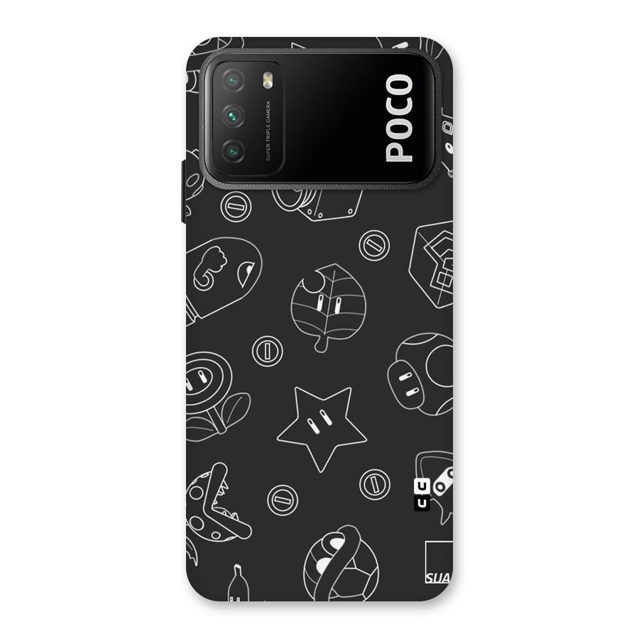 Face Mishchief Back Case for Poco M3