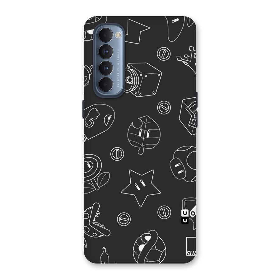Face Mishchief Back Case for Reno4 Pro