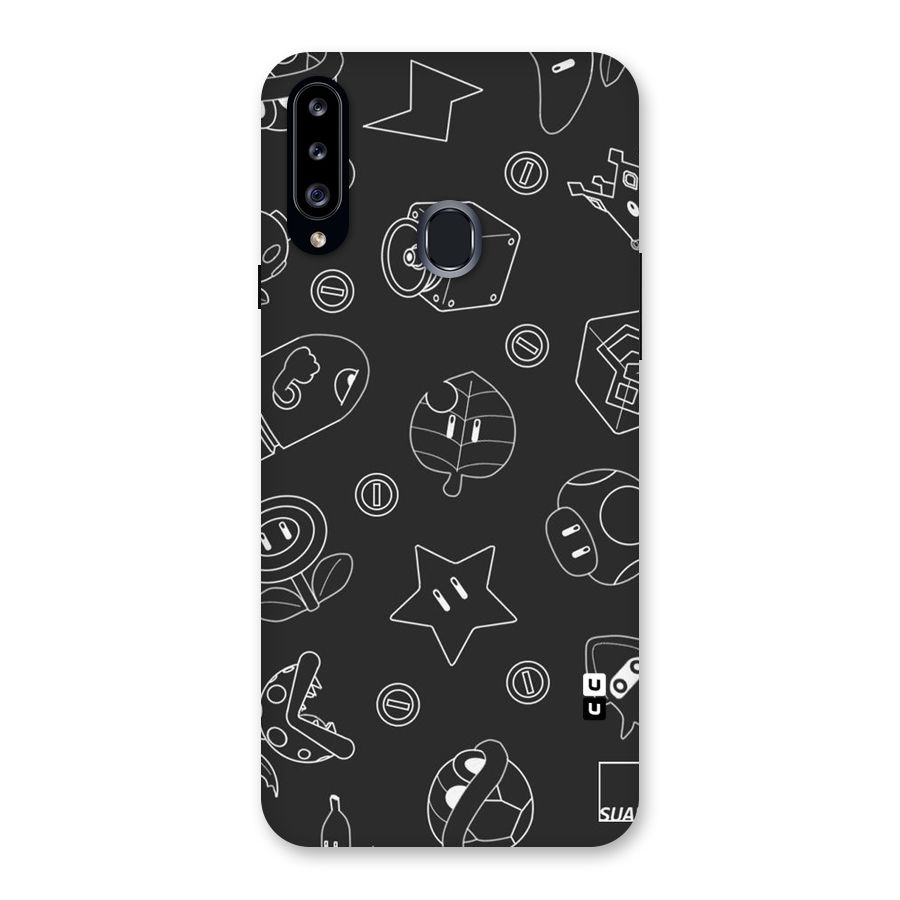 Face Mishchief Back Case for Samsung Galaxy A20s