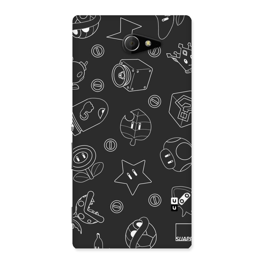 Face Mishchief Back Case for Sony Xperia M2
