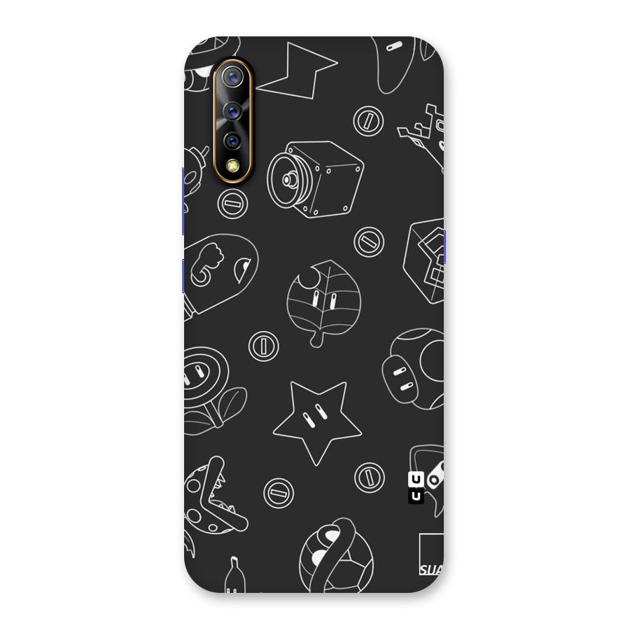 Face Mishchief Back Case for Vivo S1