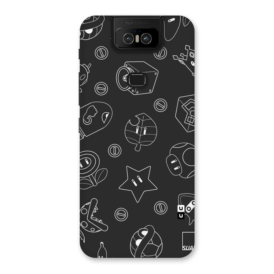Face Mishchief Back Case for Zenfone 6z