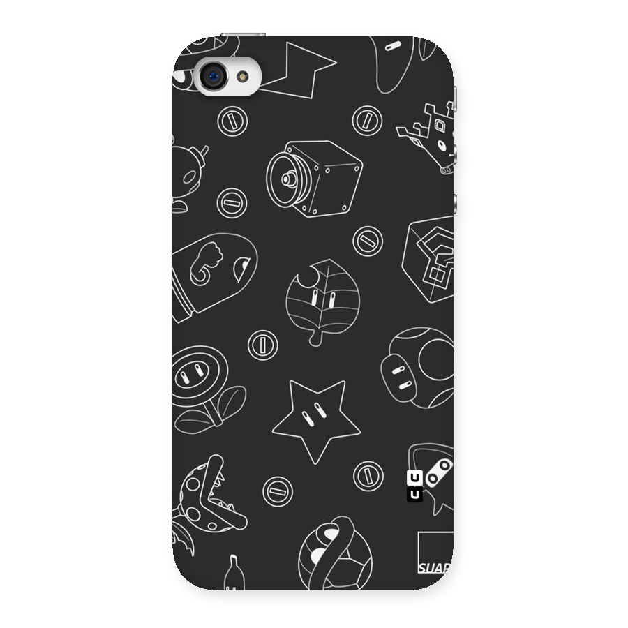 Face Mishchief Back Case for iPhone 4 4s