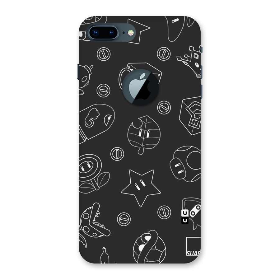 Face Mishchief Back Case for iPhone 7 Plus Logo Cut