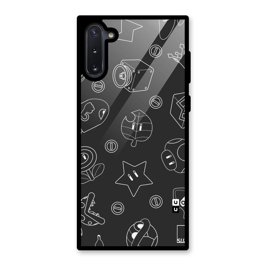 Face Mishchief Glass Back Case for Galaxy Note 10
