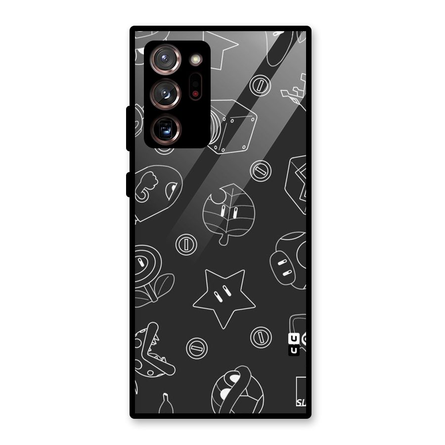 Face Mishchief Glass Back Case for Galaxy Note 20 Ultra 5G