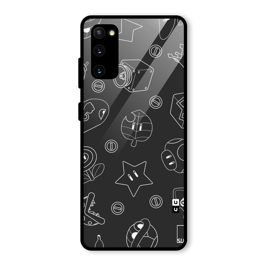 Face Mishchief Glass Back Case for Galaxy S20 FE