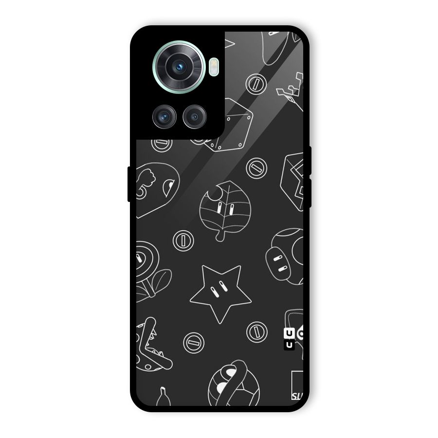 Face Mishchief Glass Back Case for OnePlus 10R