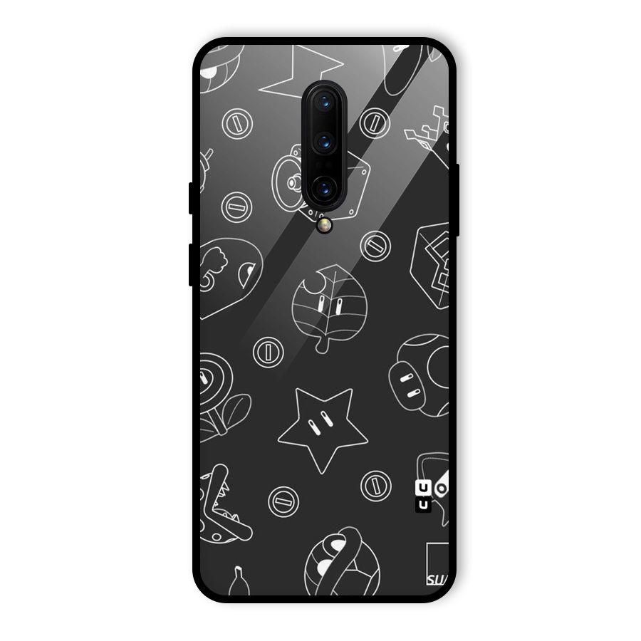 Face Mishchief Glass Back Case for OnePlus 7 Pro