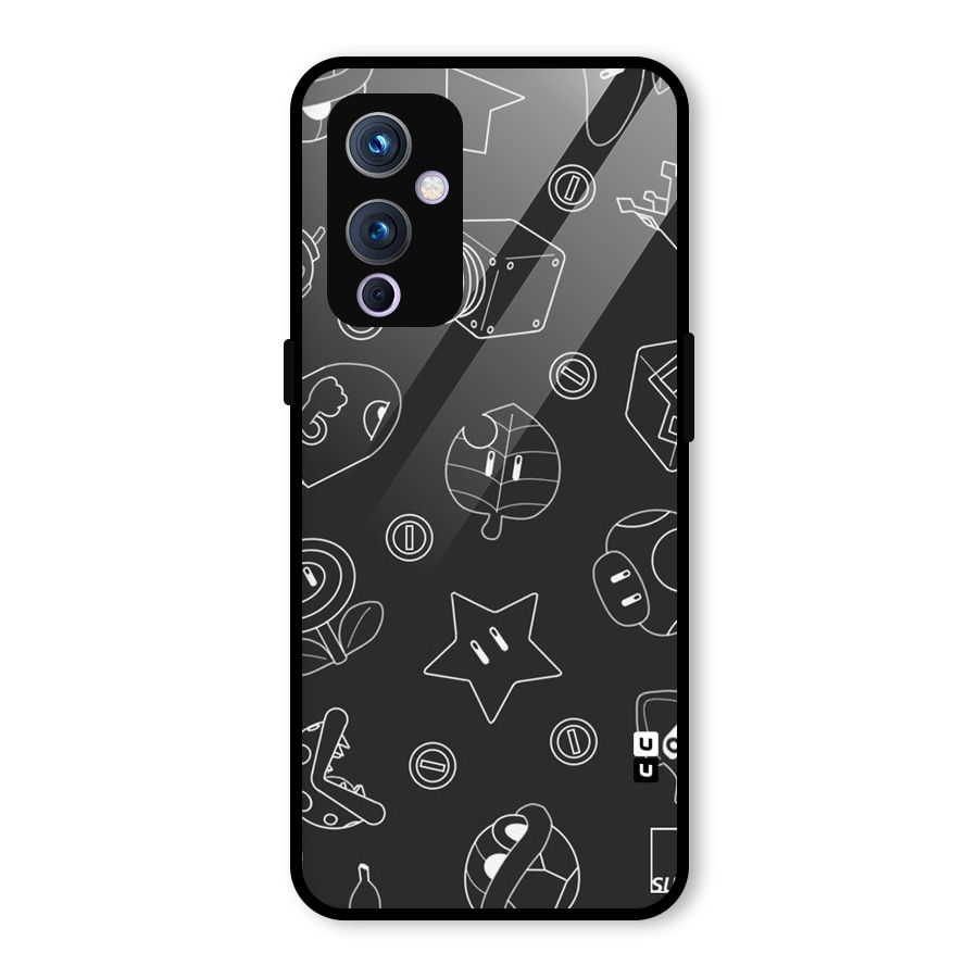 Face Mishchief Glass Back Case for OnePlus 9