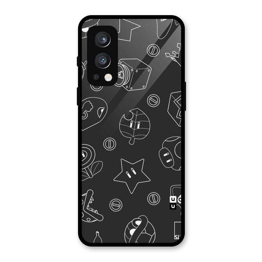 Face Mishchief Glass Back Case for OnePlus Nord 2 5G
