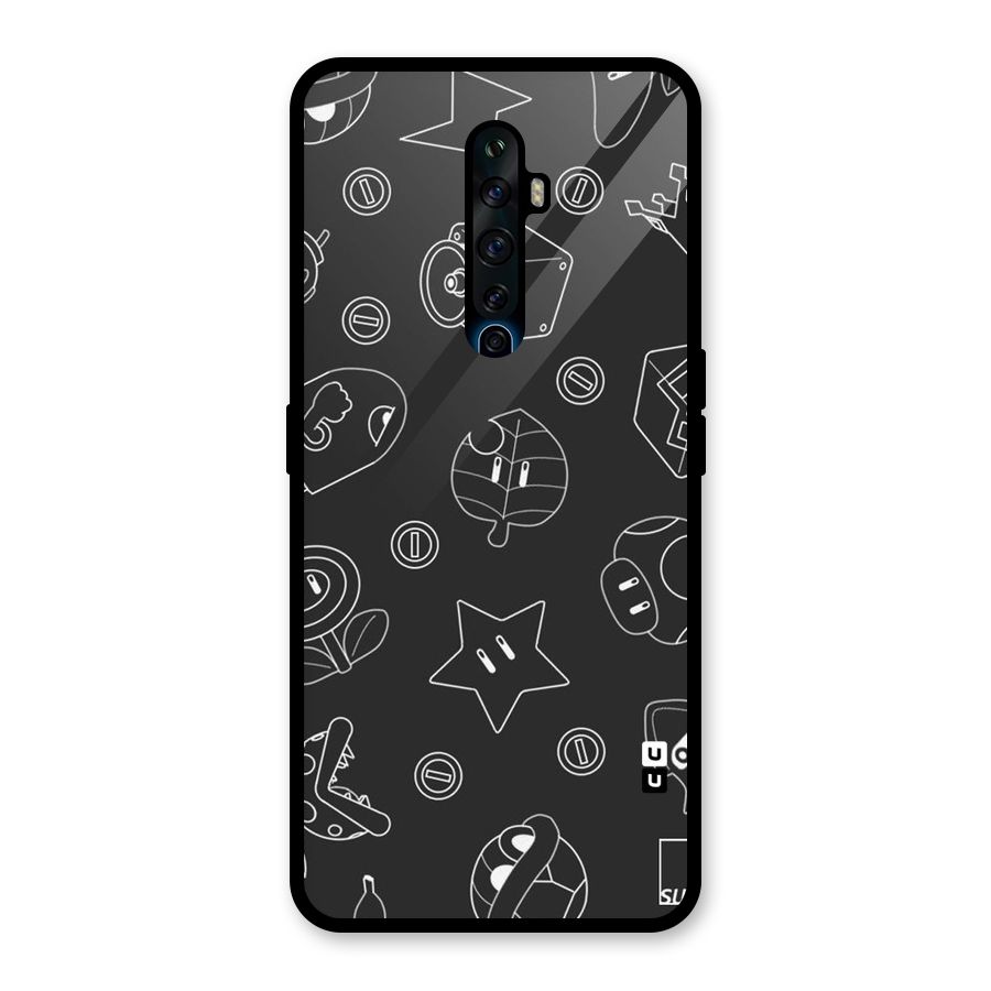 Face Mishchief Glass Back Case for Oppo Reno2 Z