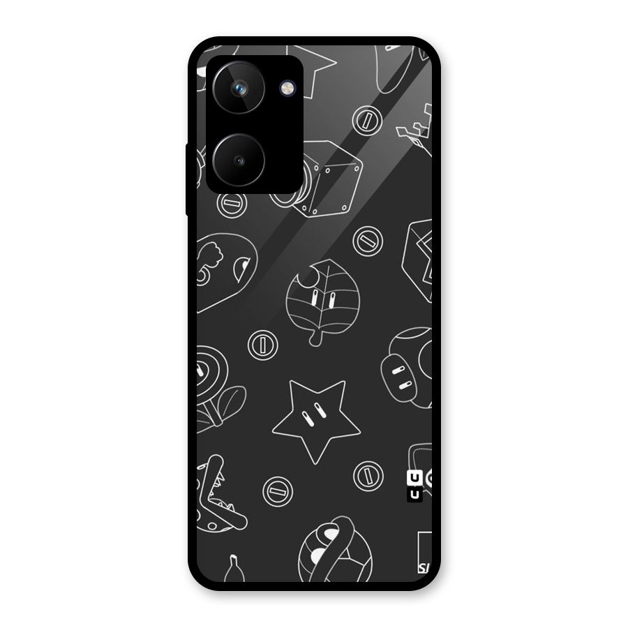 Face Mishchief Glass Back Case for Realme 10