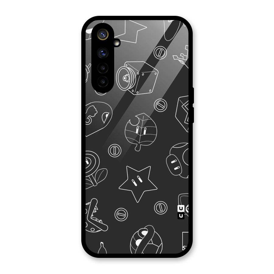 Face Mishchief Glass Back Case for Realme 6i