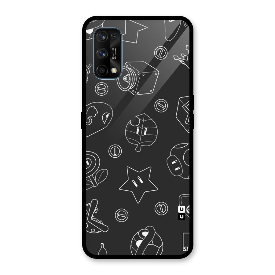 Face Mishchief Glass Back Case for Realme 7 Pro
