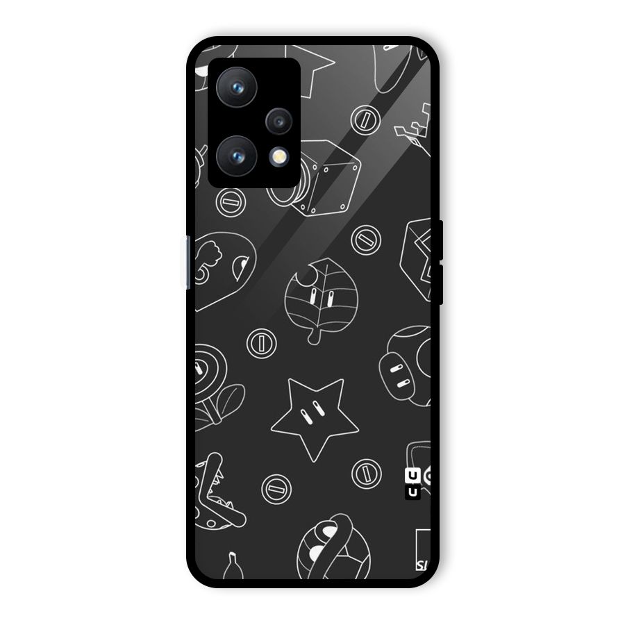 Face Mishchief Glass Back Case for Realme 9 Pro 5G