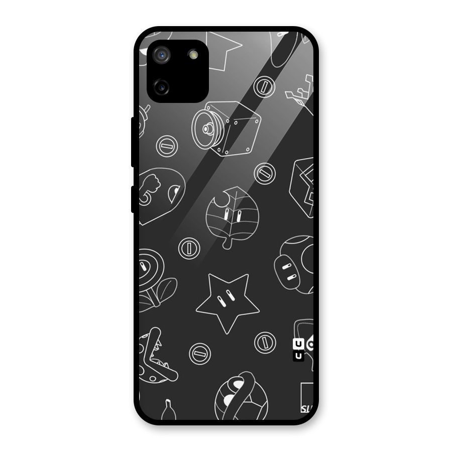 Face Mishchief Glass Back Case for Realme C11