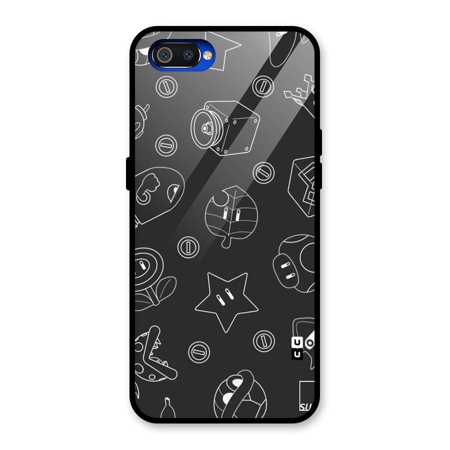 Face Mishchief Glass Back Case for Realme C2