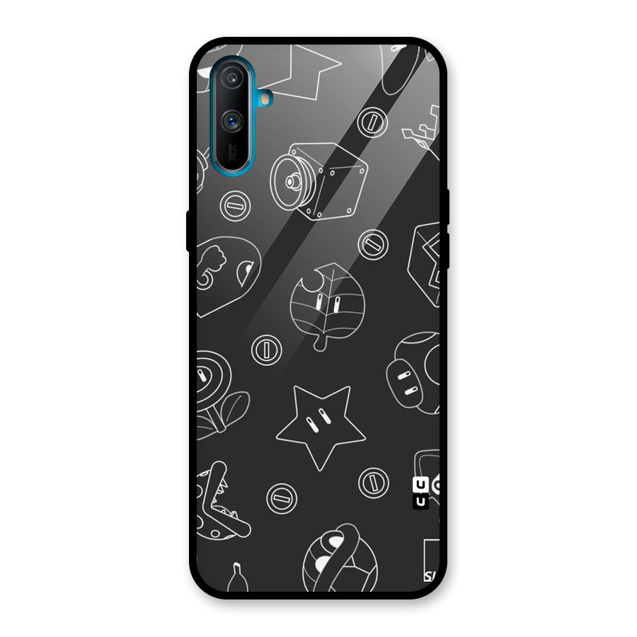 Face Mishchief Glass Back Case for Realme C3