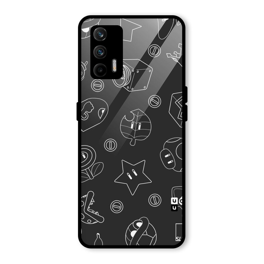 Face Mishchief Glass Back Case for Realme GT 5G