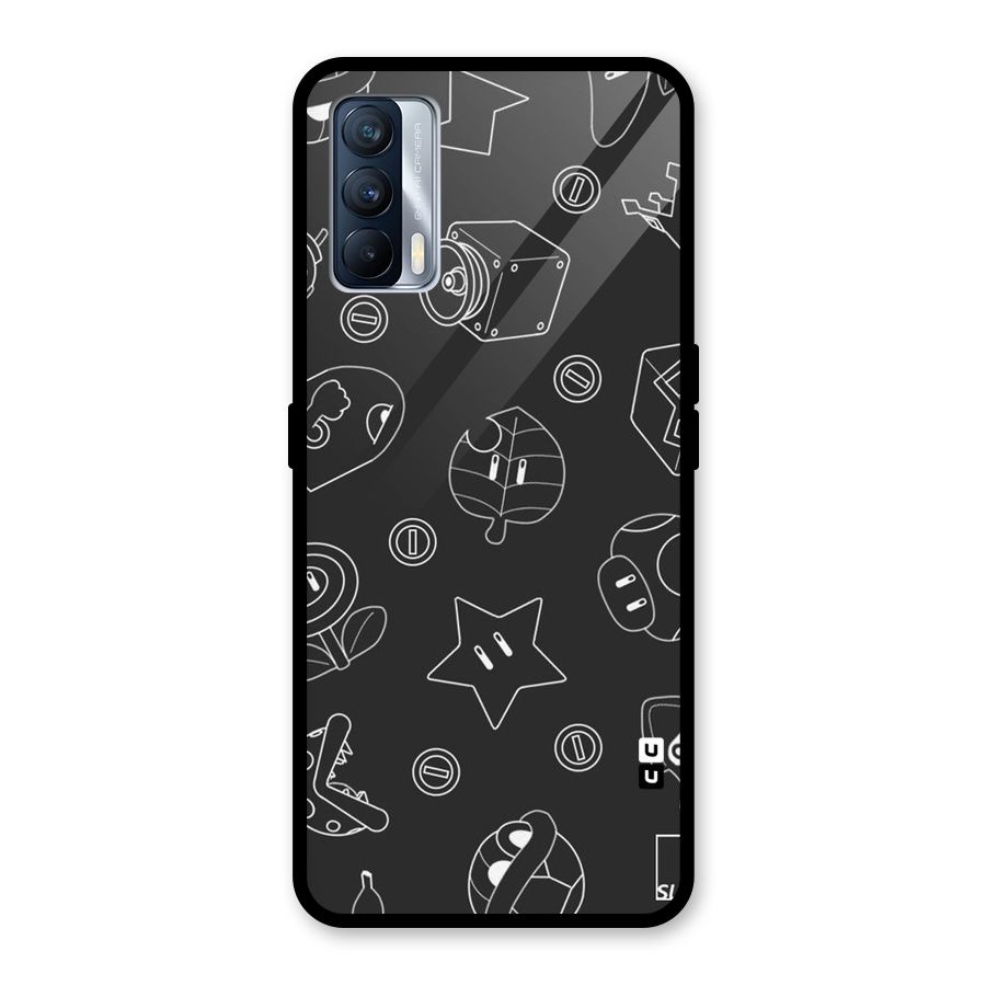 Face Mishchief Glass Back Case for Realme X7