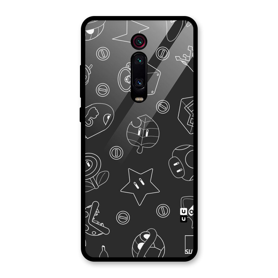 Face Mishchief Glass Back Case for Redmi K20 Pro