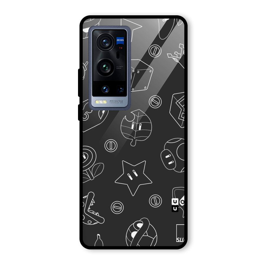 Face Mishchief Glass Back Case for Vivo X60 Pro Plus