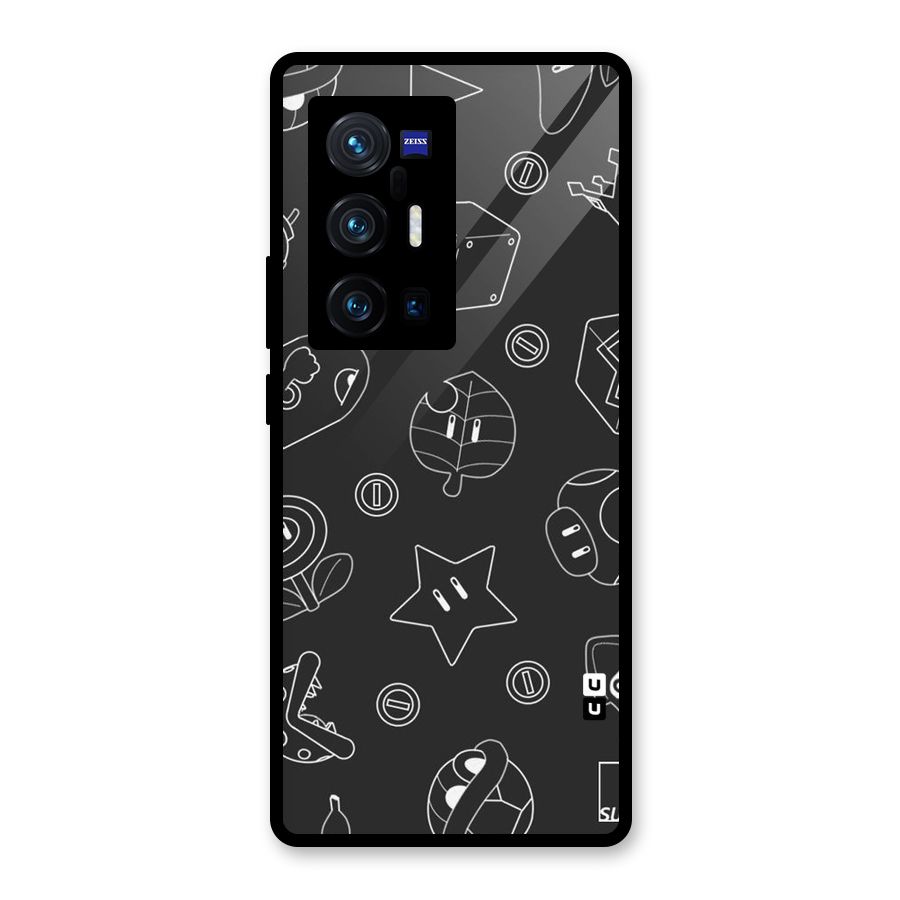Face Mishchief Glass Back Case for Vivo X70 Pro Plus