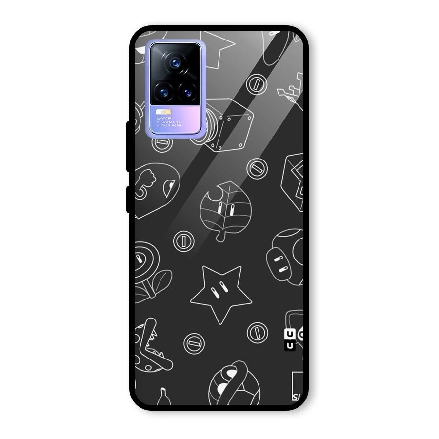 Face Mishchief Glass Back Case for Vivo Y73
