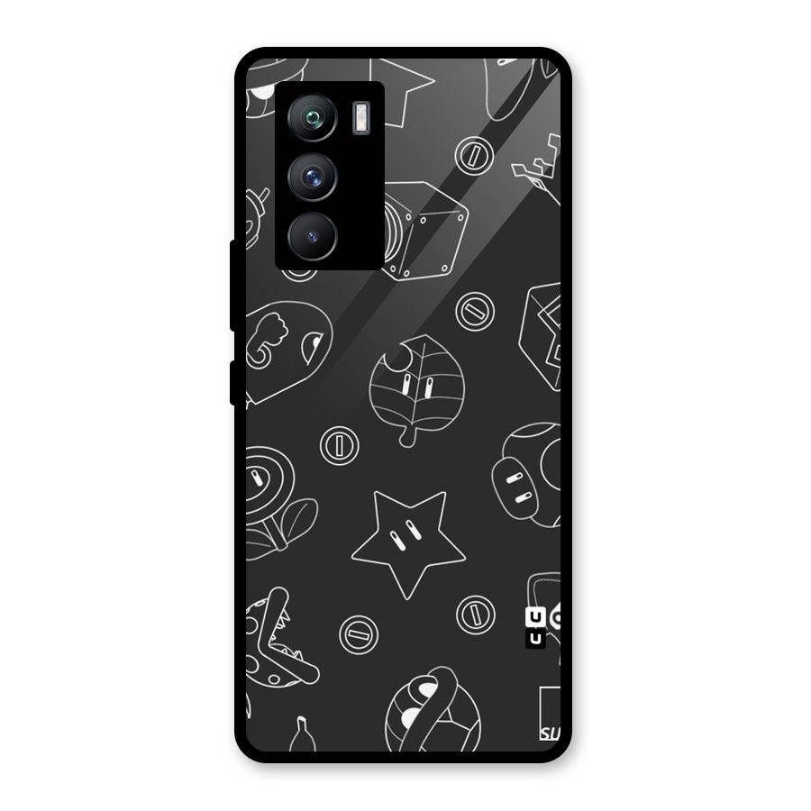 Face Mishchief Glass Back Case for Vivo iQOO 9 SE