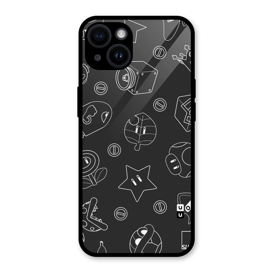 Face Mishchief Glass Back Case for iPhone 14