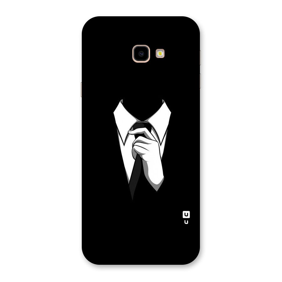 Faceless Gentleman Back Case for Galaxy J4 Plus