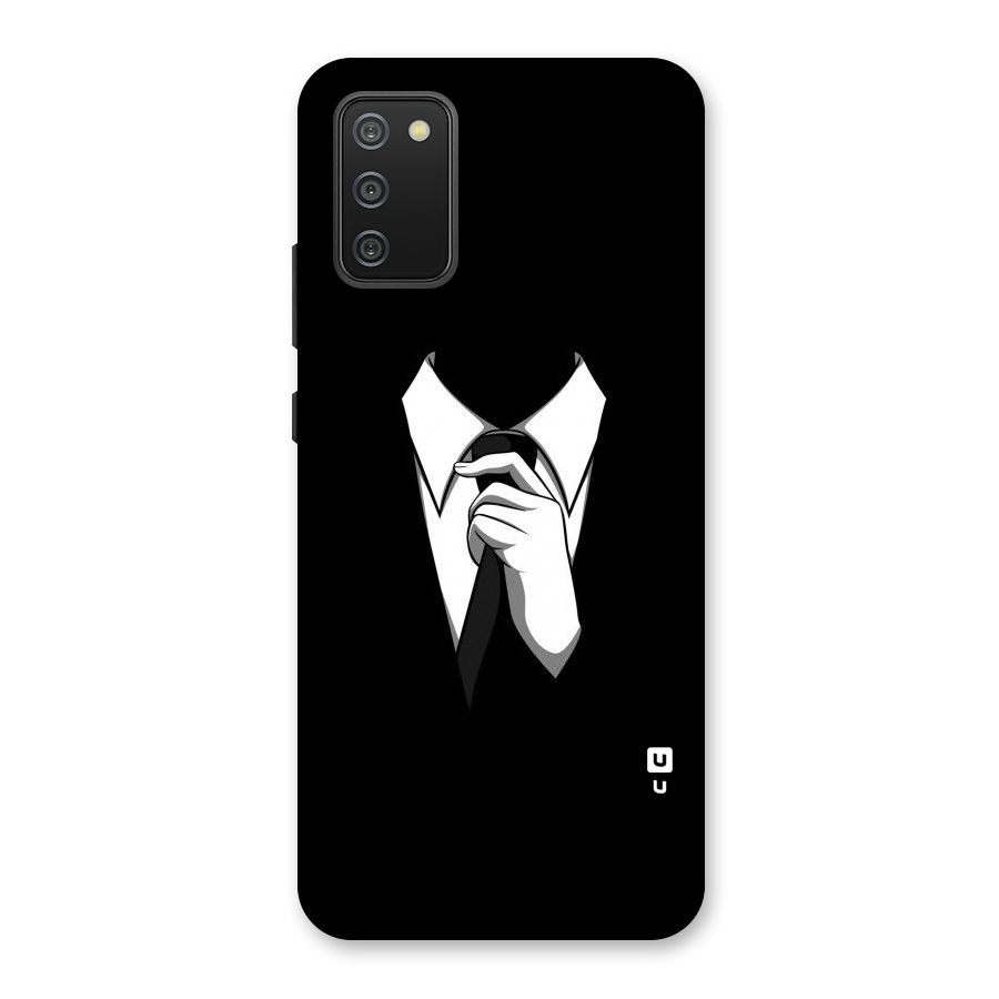 Faceless Gentleman Back Case for Galaxy M02s